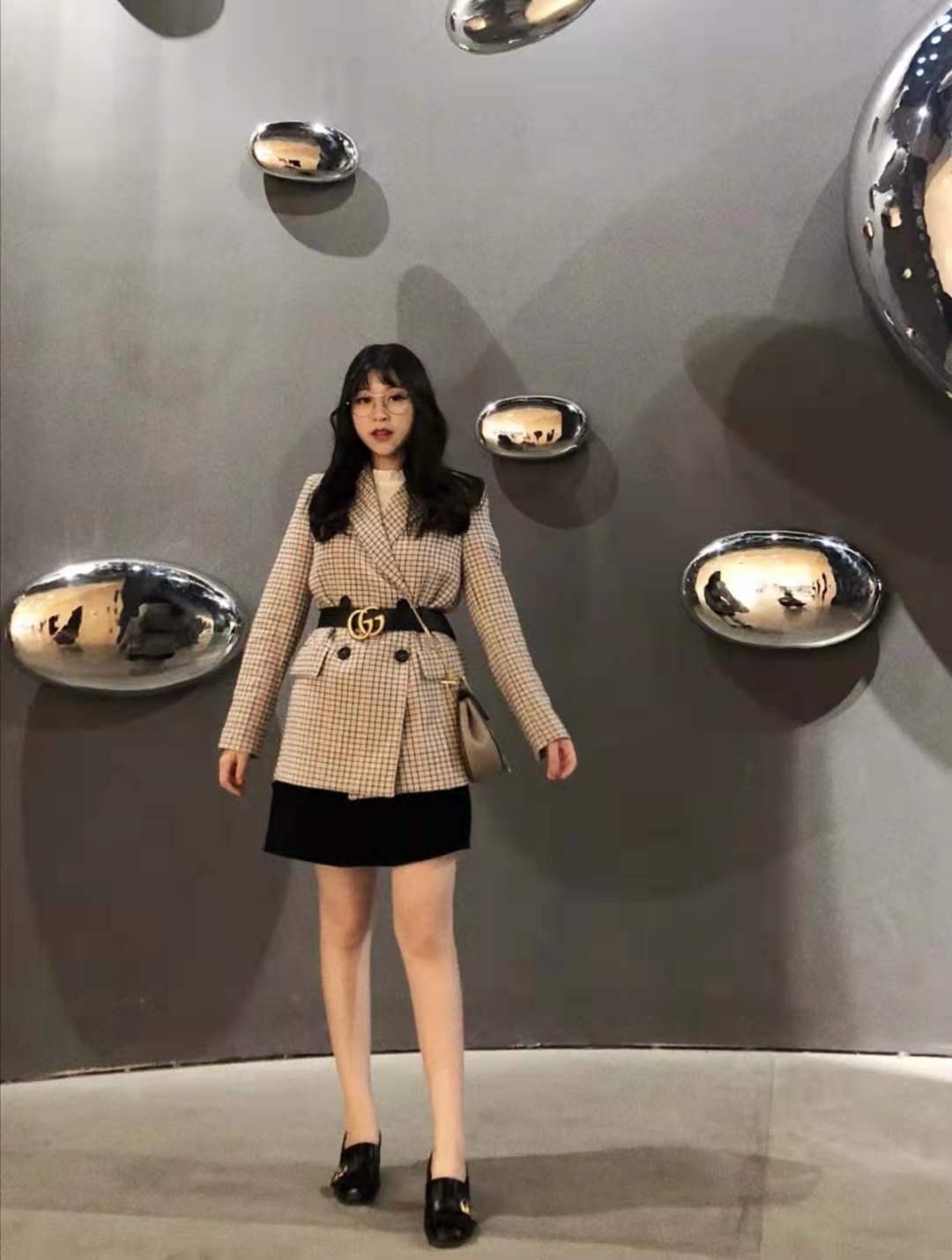 格纹西装外套休闲穿搭男士,小个子收腰格纹西装搭配