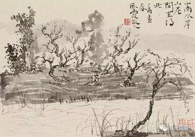 林海钟国画教程,林海钟山水画高清图