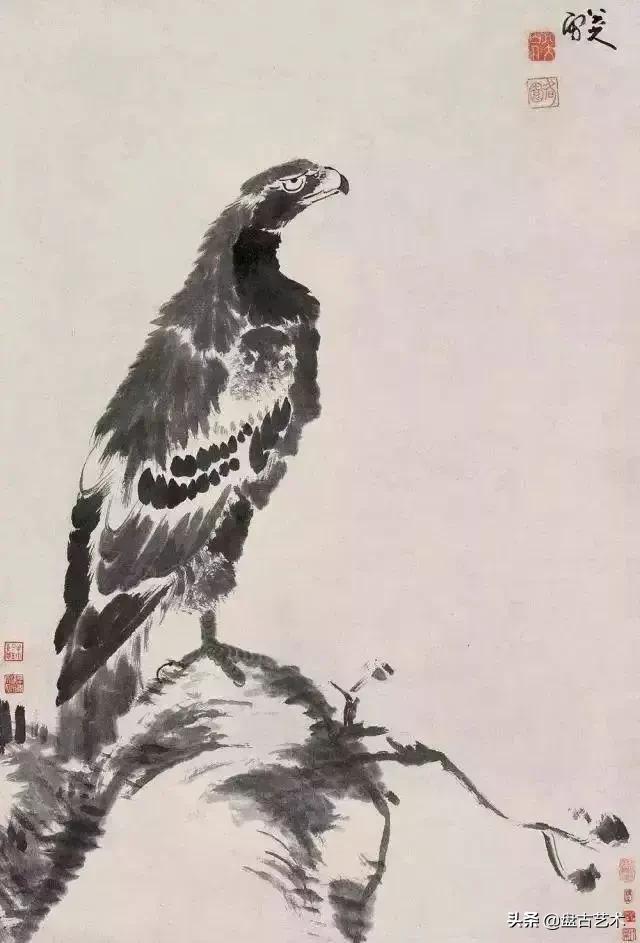 画出艺术家人生大寂寞的国画艺术作品——盘古油画艺术