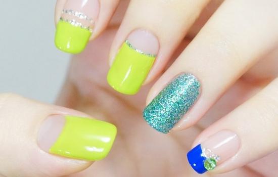 美甲图片2022法式美甲,没有法式贴怎么做法式边美甲