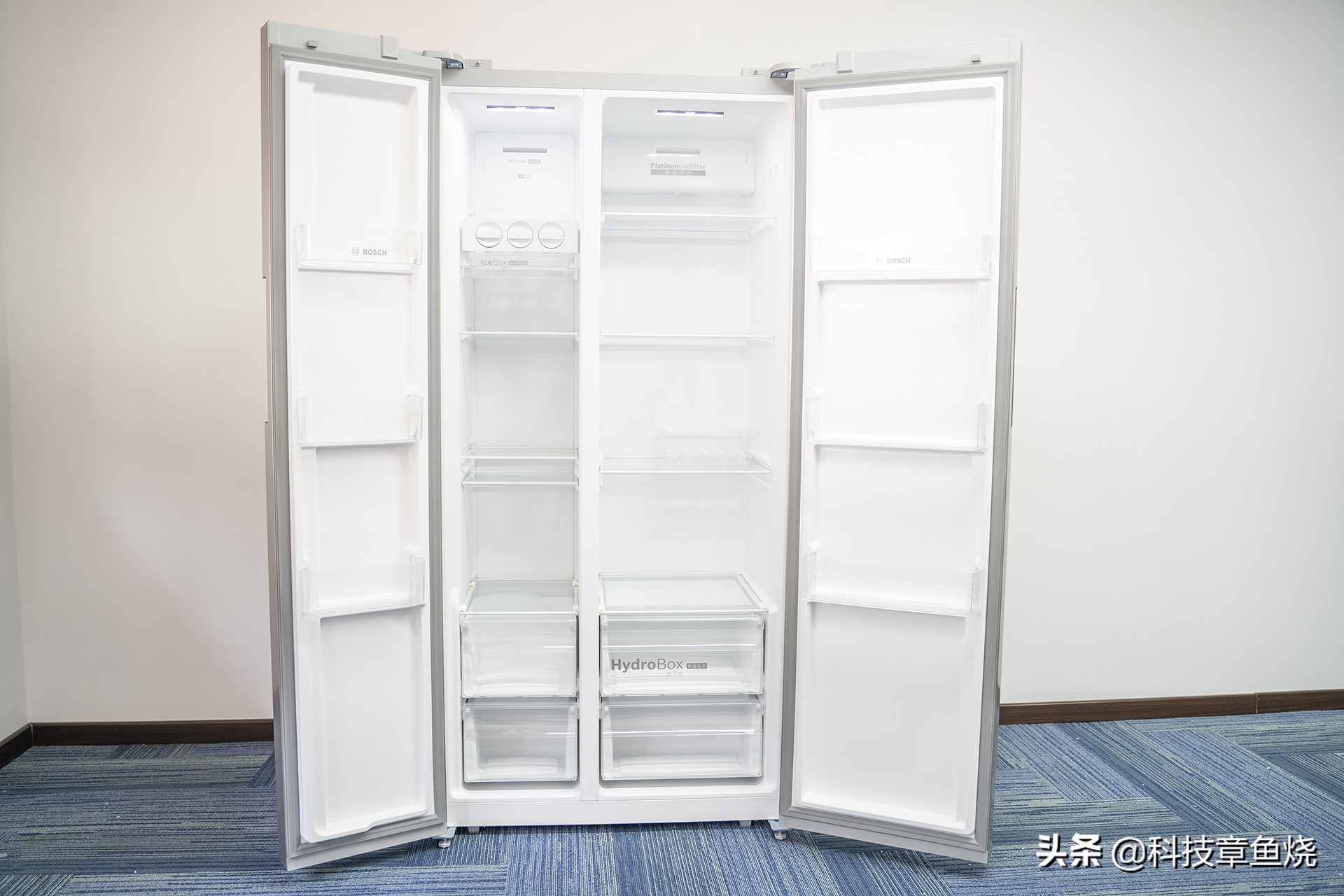 博世活氧对开门冰箱测评,博世双开门冰箱零度保鲜