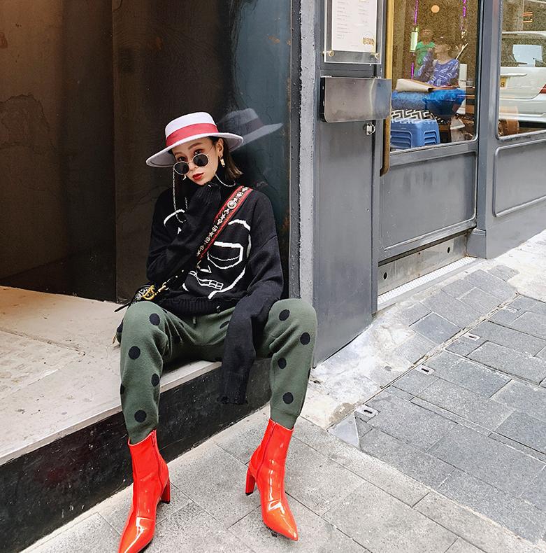 四十岁女人穿衣搭配直筒裤,40岁女性冬季休闲裤搭配