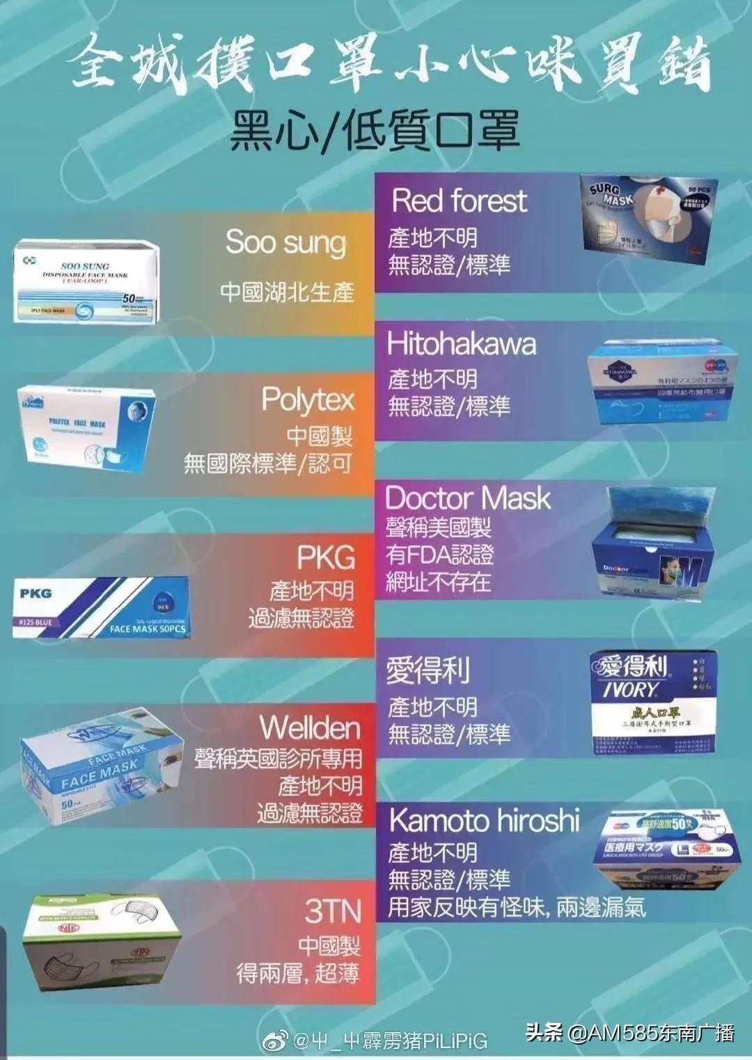 网上曝光的假口罩特点,曝光口罩