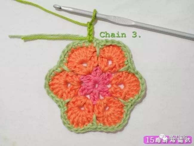 钩针足球教程图解,钩针编织足球的教程