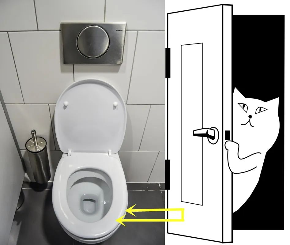 卫生间太小马桶放到哪里合适,卫生间折叠门两面推