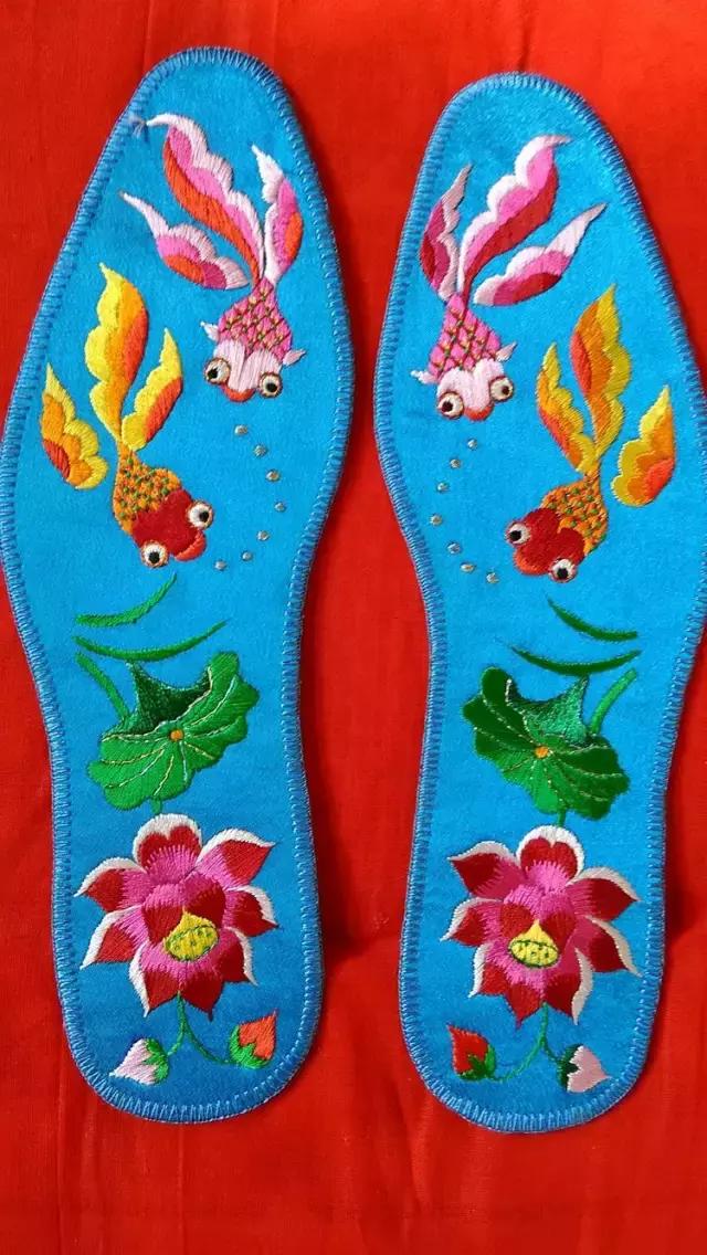 刺绣鞋垫图案大全详细图,惊艳绝伦刺绣鞋垫欣赏