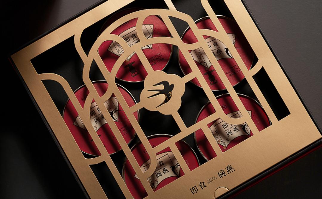 燕窝中国风创意包装盒,燕窝包装如何设计才能呈现东方美