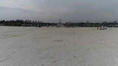 西安又添绝美海滩,西安网红打卡白沙滩