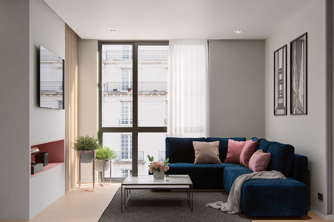 装修灰色和粉色墙面搭配,房子装修灰色搭配什么门槛好看