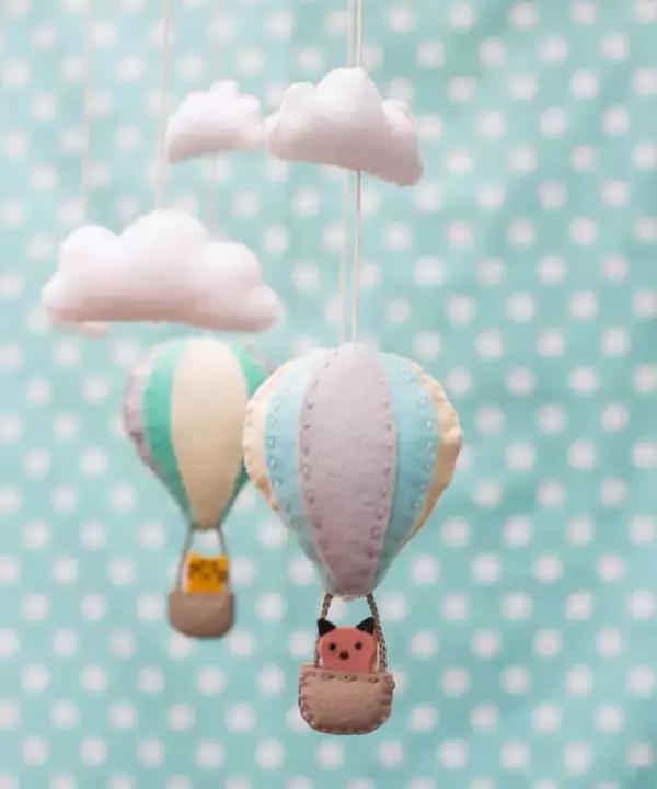 幼儿园气球手工贴画,气球创意手工