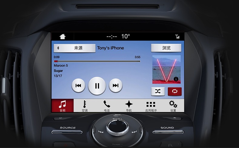 福特锐界sync3系统讲解,福特锐界sync3豪华