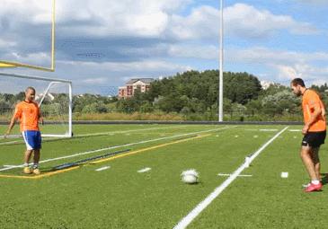 停球地滚球教学,停球高空球