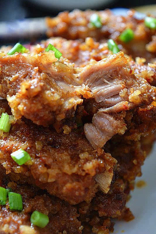 怎样用高压锅做米粉蒸排骨好吃,美食类的米粉蒸排骨比例是多少