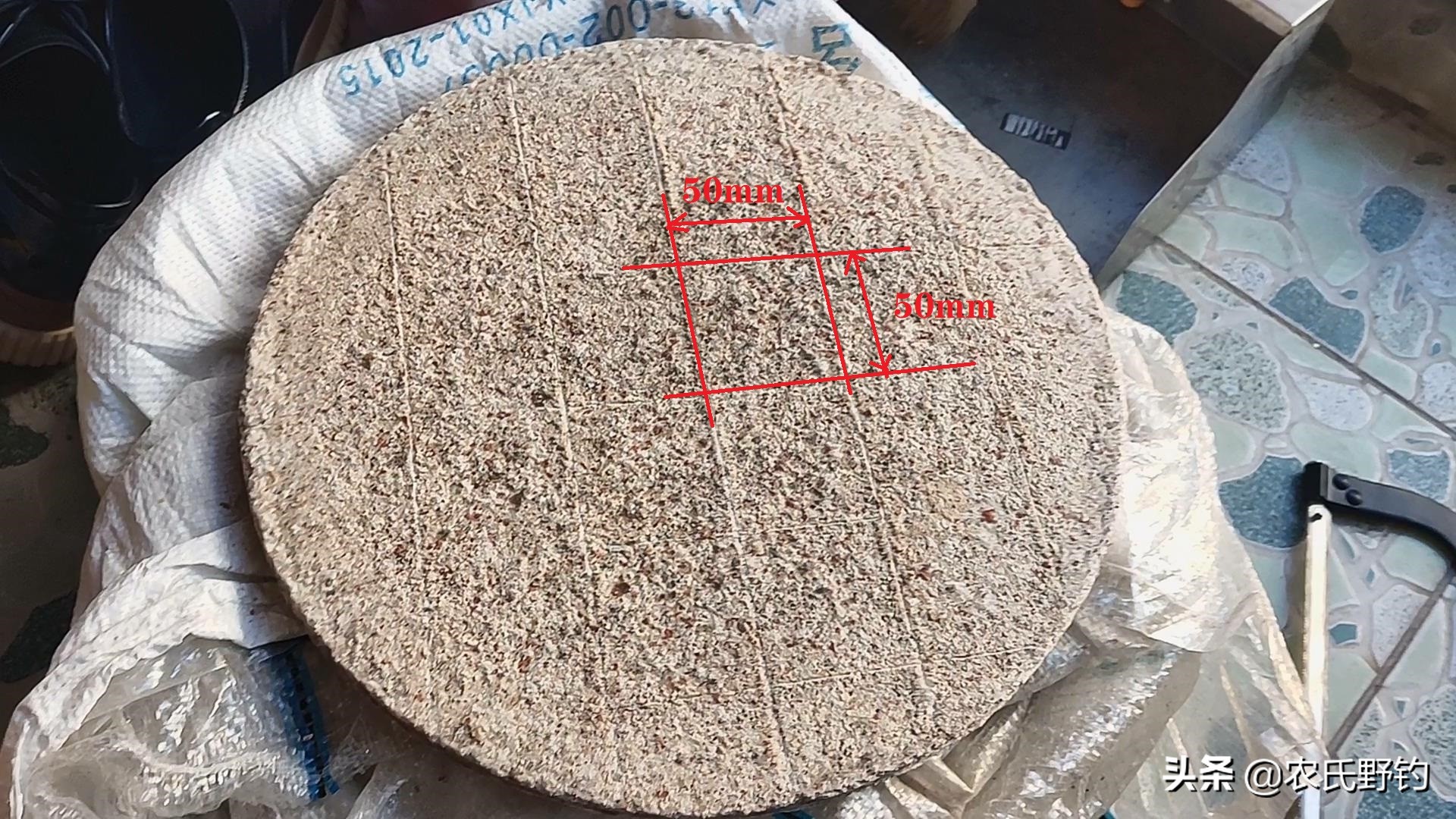 窝料野钓专用花生饼,翻板钩用的花生饼怎样制作