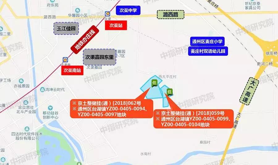 92.1亿！通投+住总、平安+万科两大联合体拿下台湖镇相邻地块