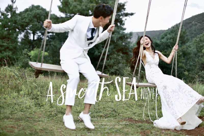 婚纱照经典系列,韩剧里的韩系风格婚纱照