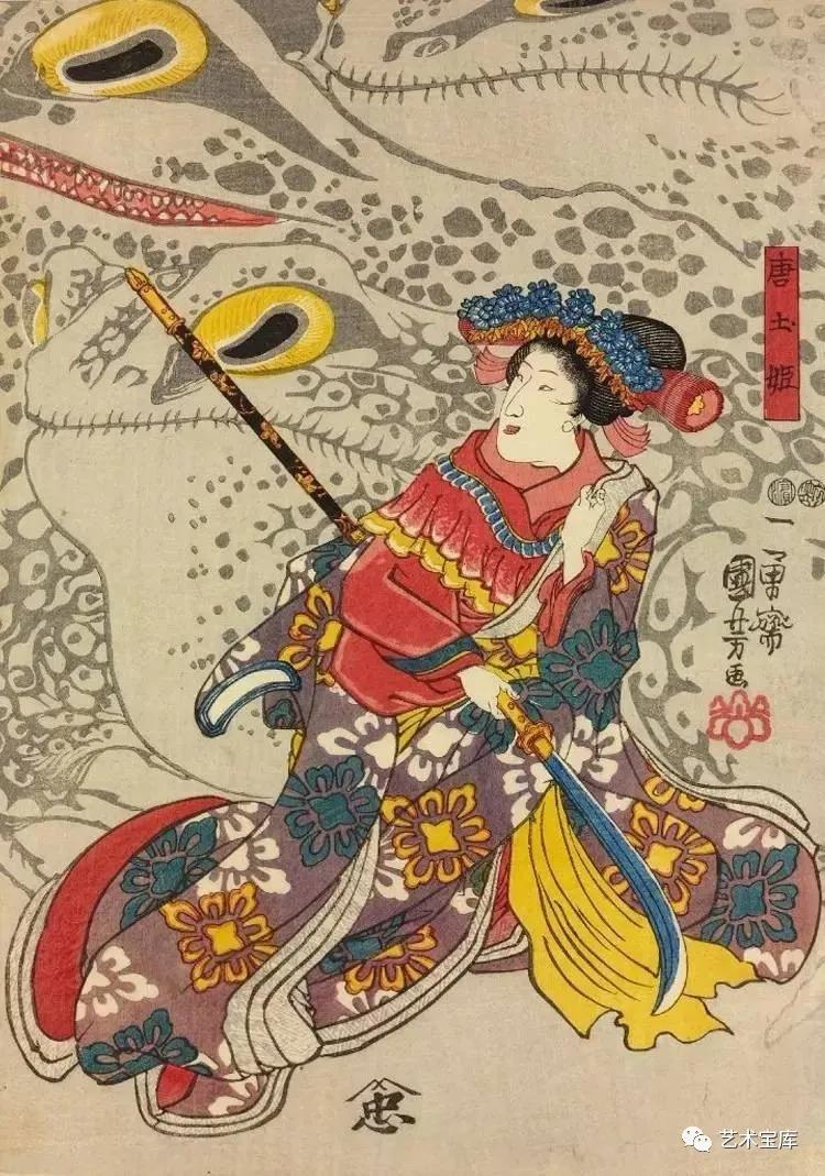 歌川国芳浮世绘中的源氏物语,西方美术史的画家