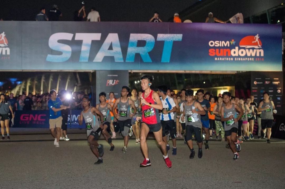 新加坡sundown夜间马拉松,新加坡日落马拉松终点