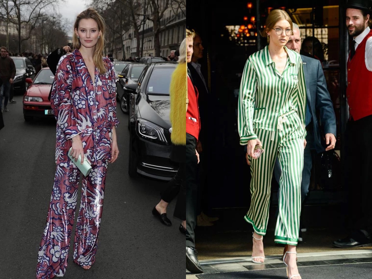 睡衣是很时髦的状态,原来睡衣也这么时尚