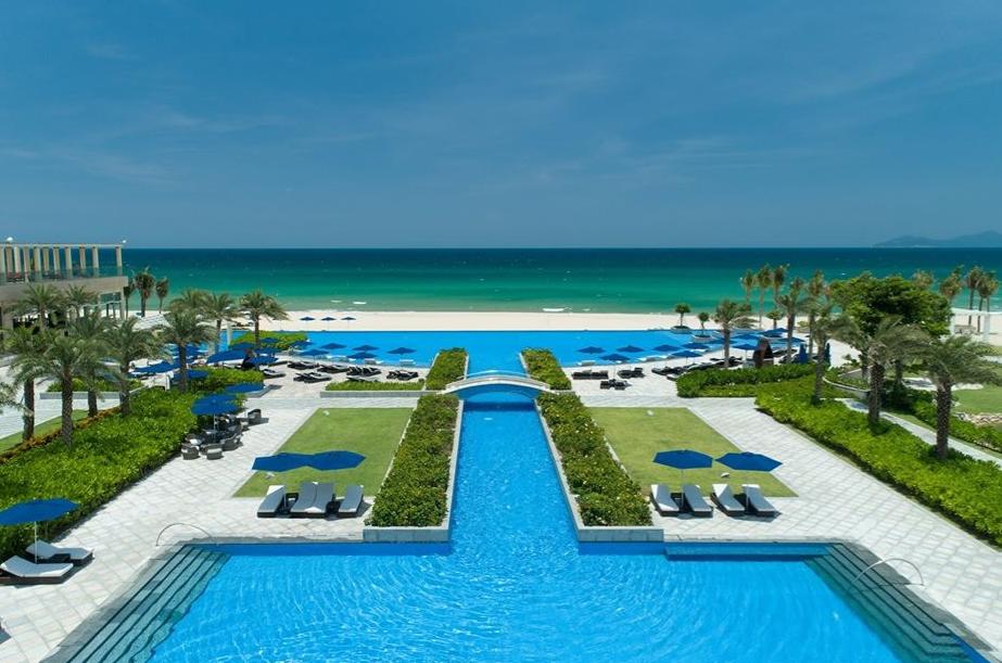 越南岘港海边三个字的酒店,越南旅游旅宿单人间