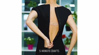 衣服拉链坏了别担心,衣服拉链坏了教你用吸管修复