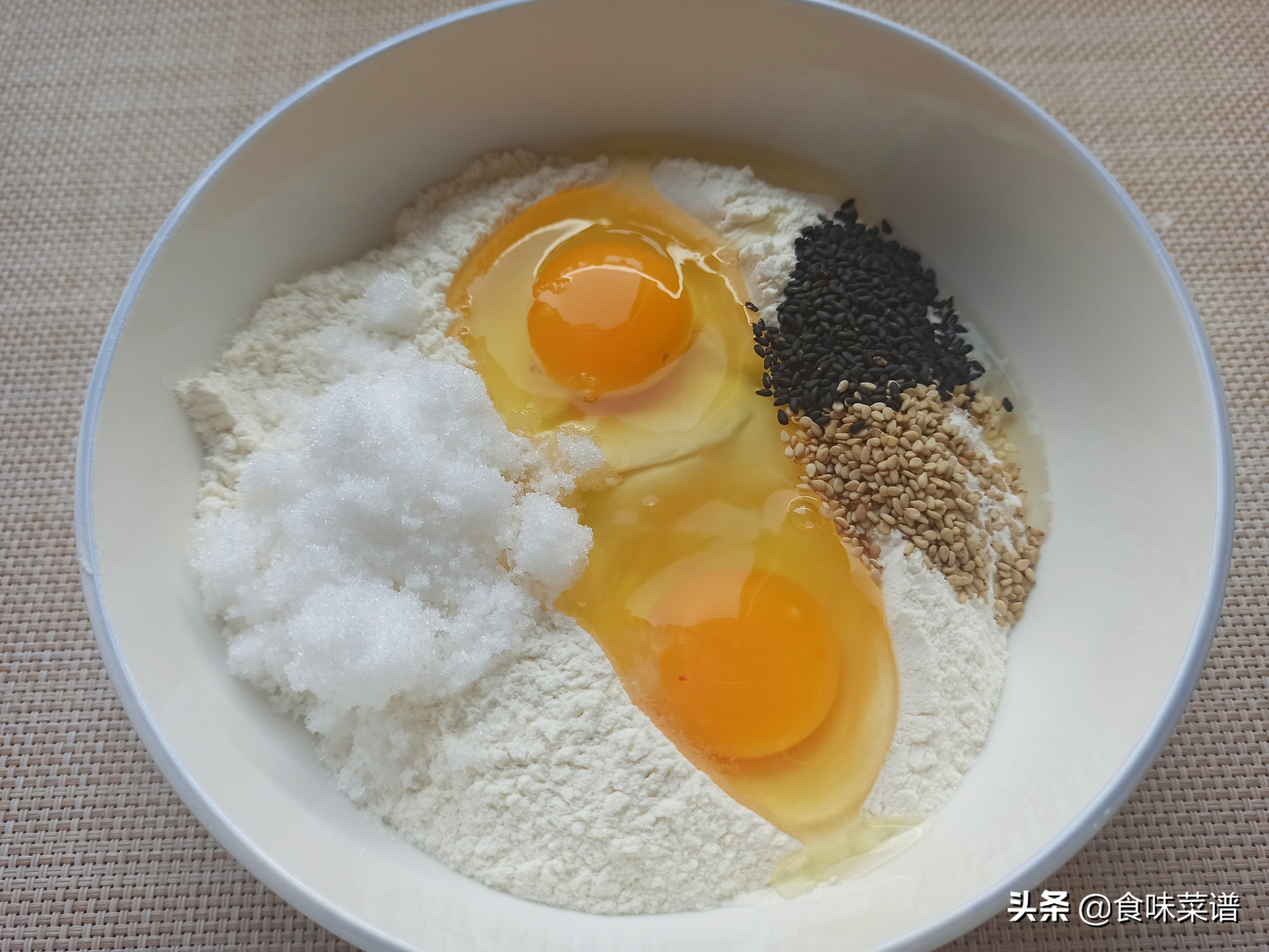 夹心酥脆饼干自制家庭版,超市1块5的饼干