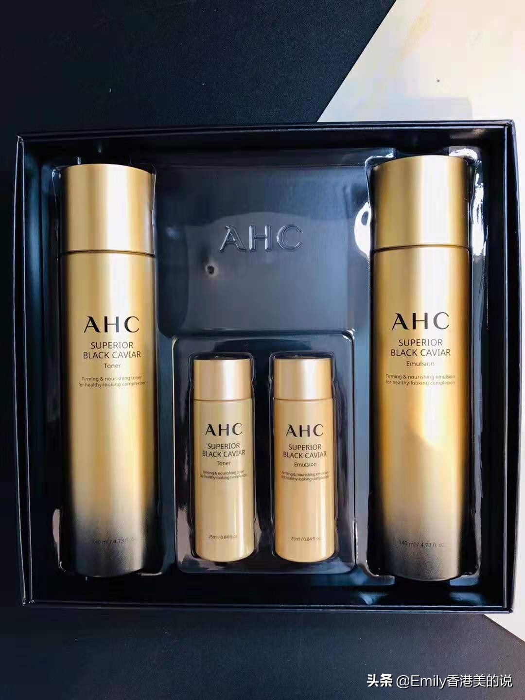 ahc护肤品水乳套装,ahc护肤套装哪款适合混合偏干皮肤