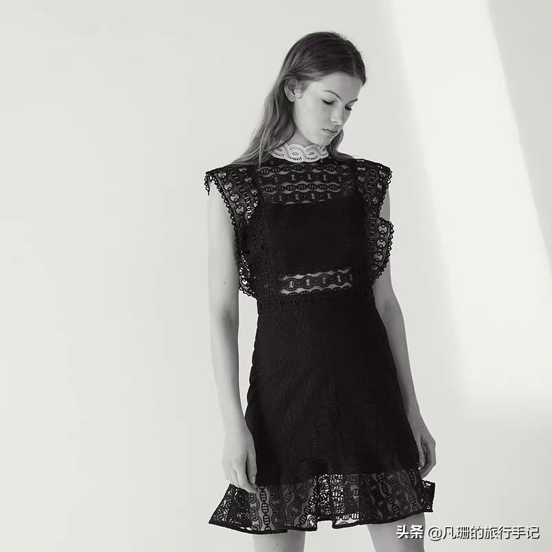 度假风绿色连衣裙,法式桔梗仙女裙​