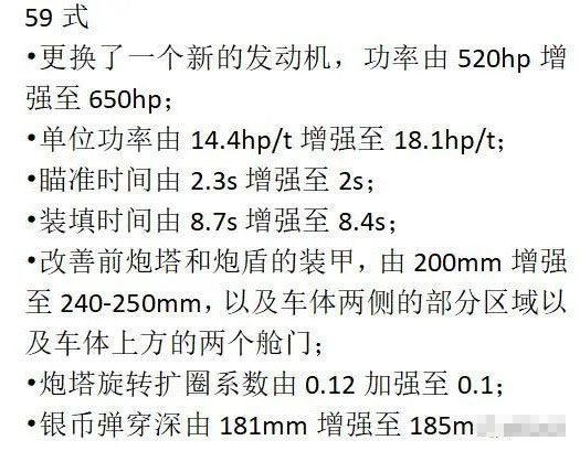 坦克世界59式数据,坦克世界新版本59式