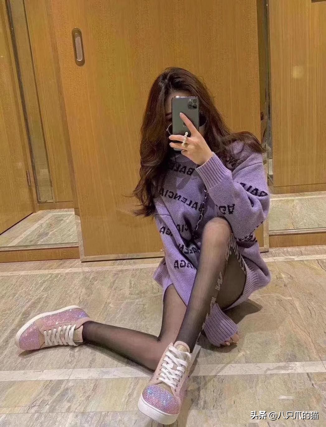 法式复古黑白鞋穿搭,复古英伦风深口米白色单鞋穿搭