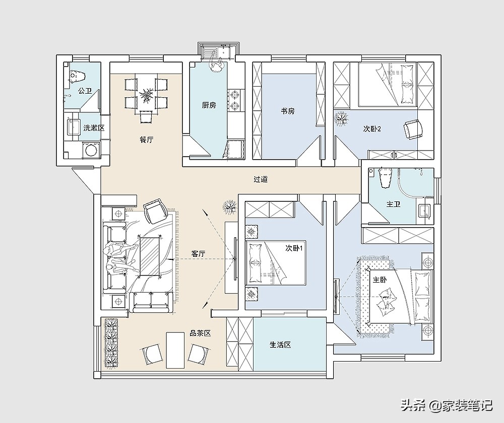 中式这样装，让人一见倾心，整洁到“一尘不染”，让人觉得很舒服