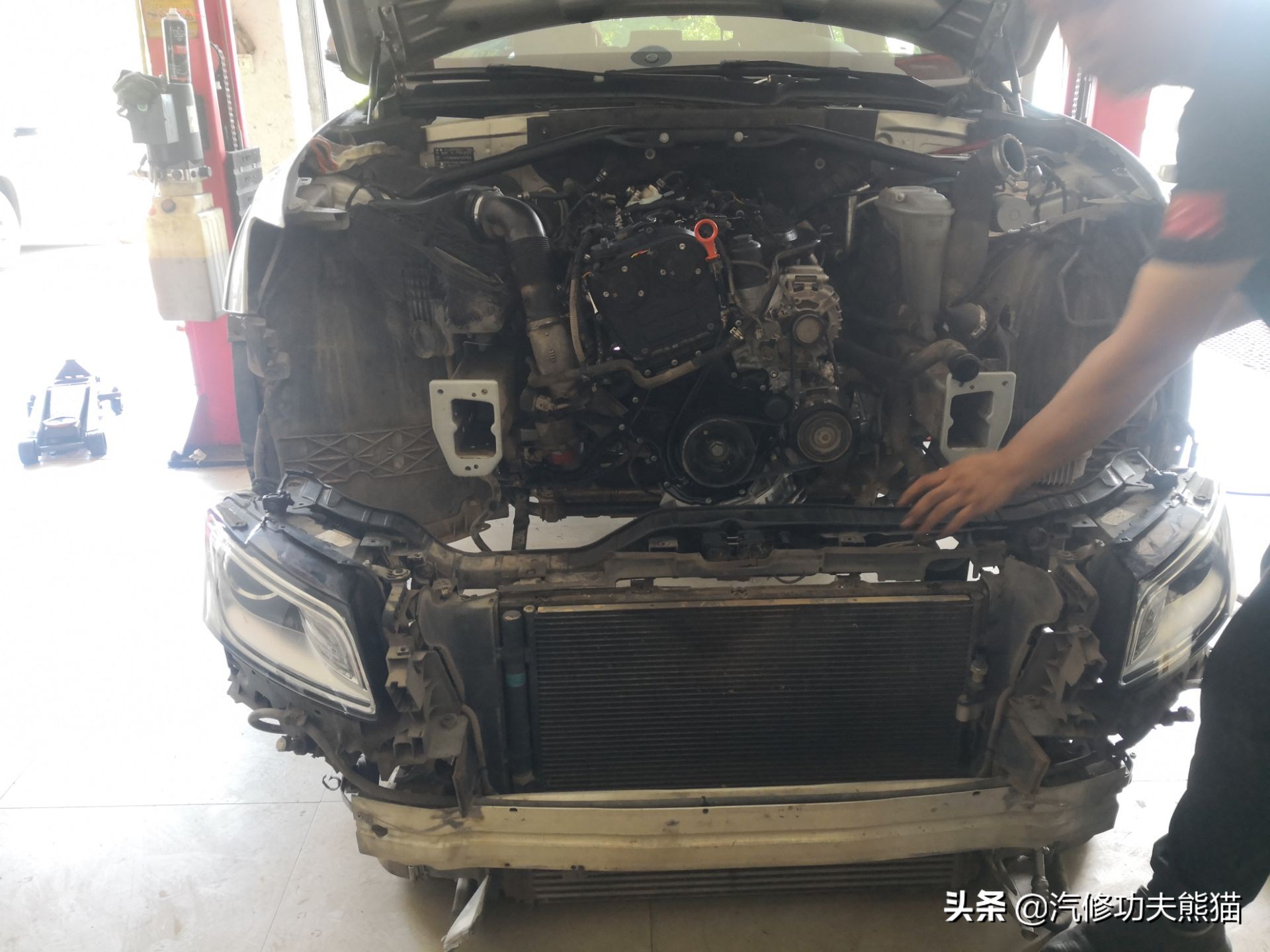 如何检测奥迪三代ea888是否烧机油,大众三代ea888发动机机油灯报警