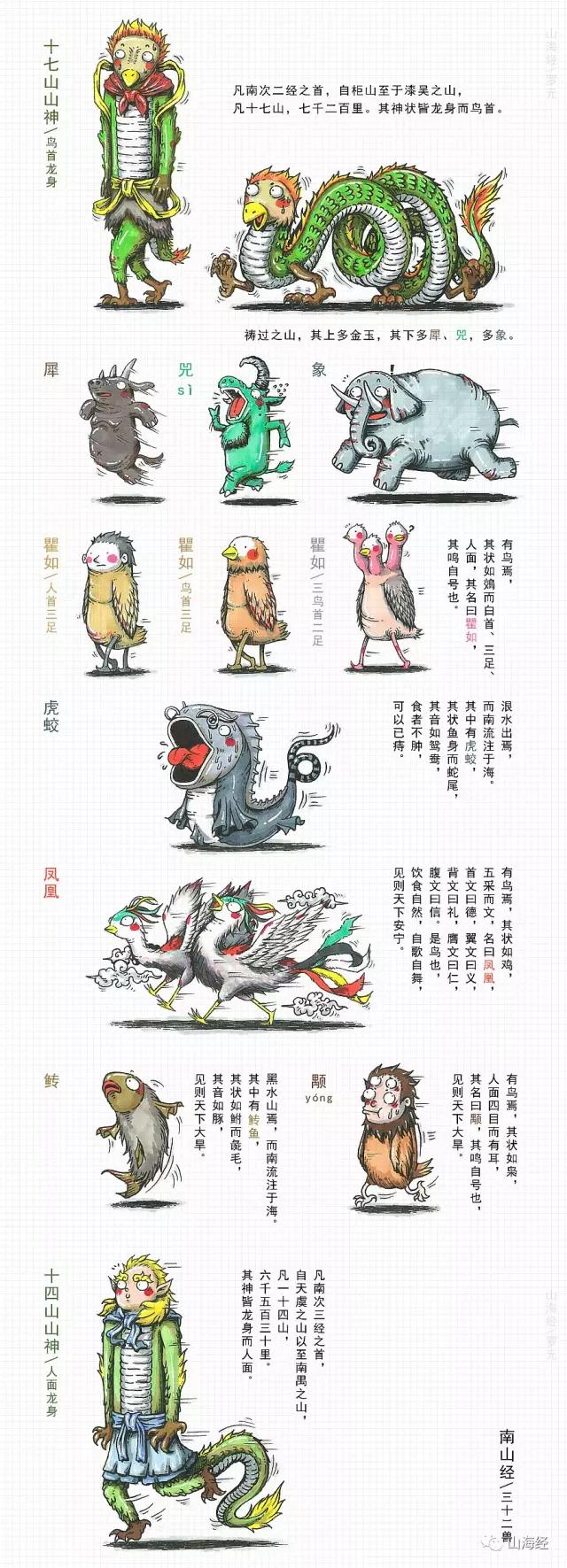 90后插画师画鬼,90后插画师山海经神兽
