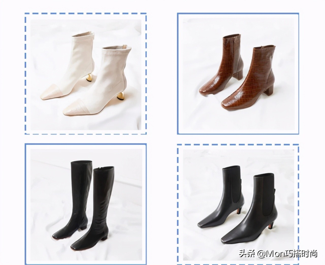 脚型不好穿什么靴子,高跟修饰脚型的长靴子