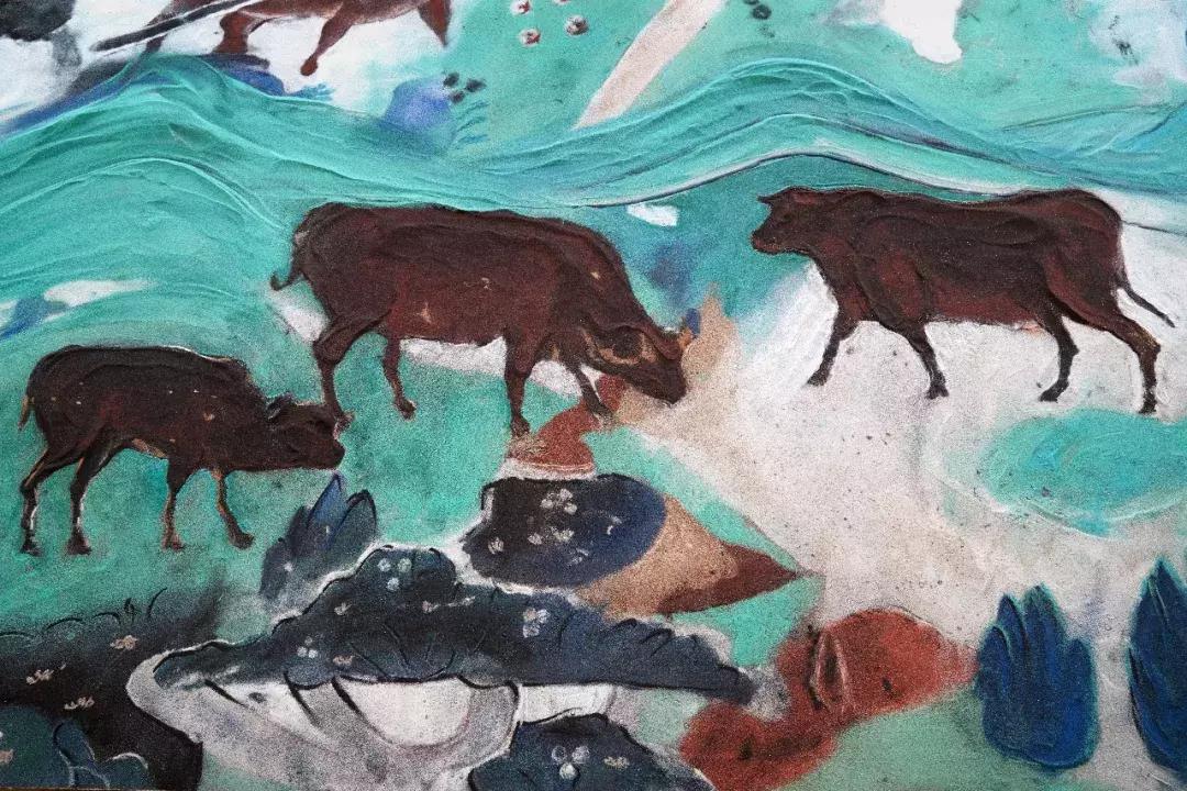 敦煌沙漠惊现64平米巨型沙画，奋战10天10夜创作，仅存在一天就消失