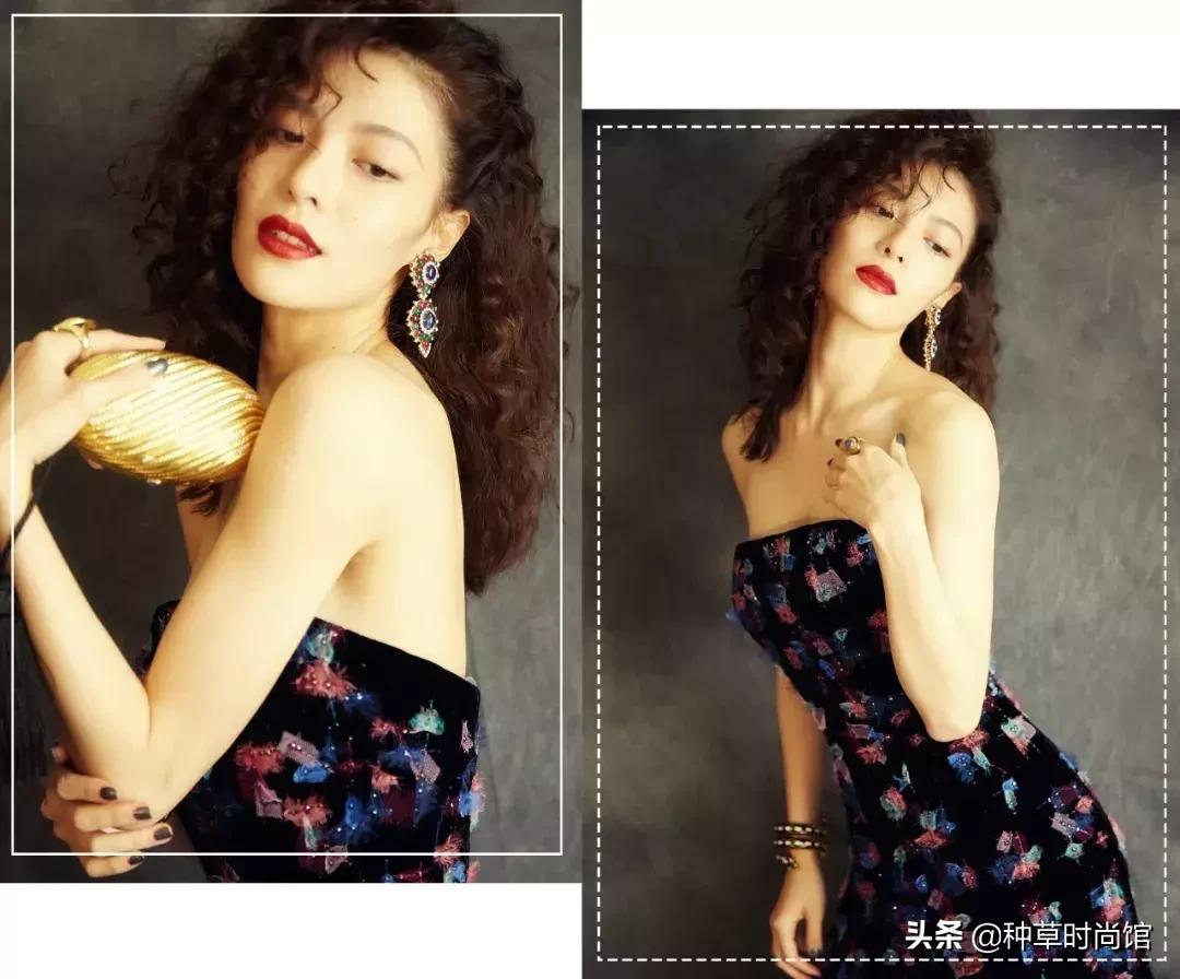 羊毛卷头发t恤穿搭,夏季烫羊毛卷穿搭