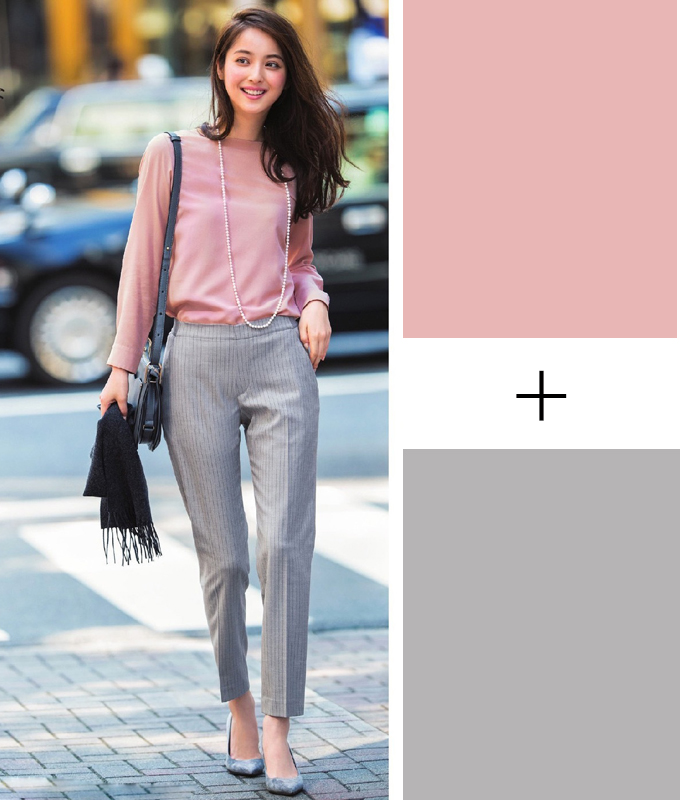 高级灰的穿搭春季,春天穿衣要讲究配色