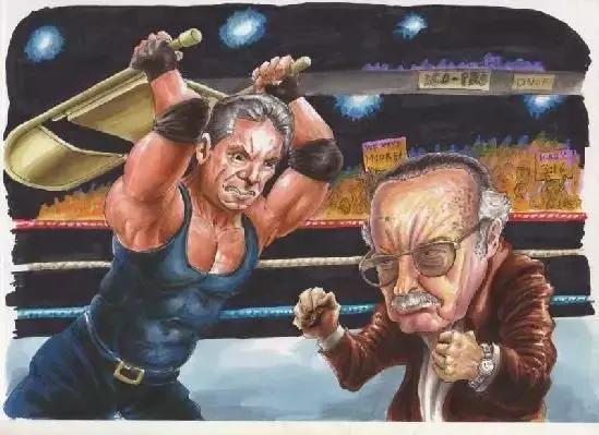 老麦30年前曾“大战”斯坦·李？盘点WWE与漫威英雄的不解之缘