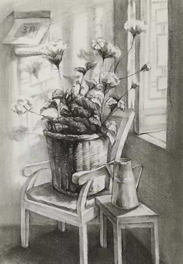 清华美院素描高分卷怎么画,清华美院高考素描