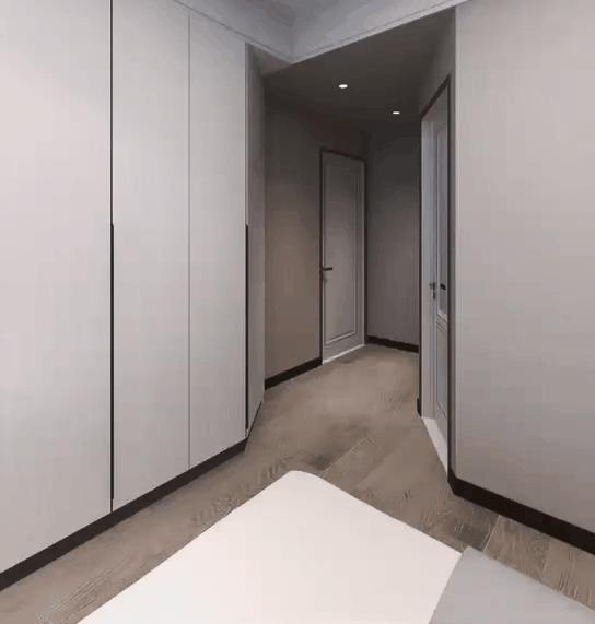 卧室布置一床一衣柜,小平米主卧室多收纳设计方案