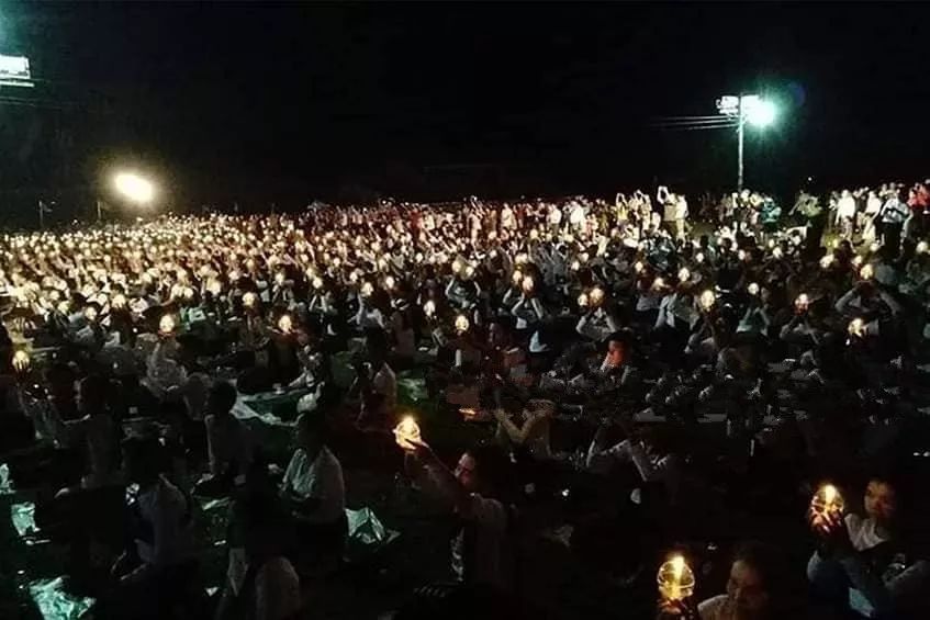 缅甸点灯节美景,缅甸点灯节几点开始