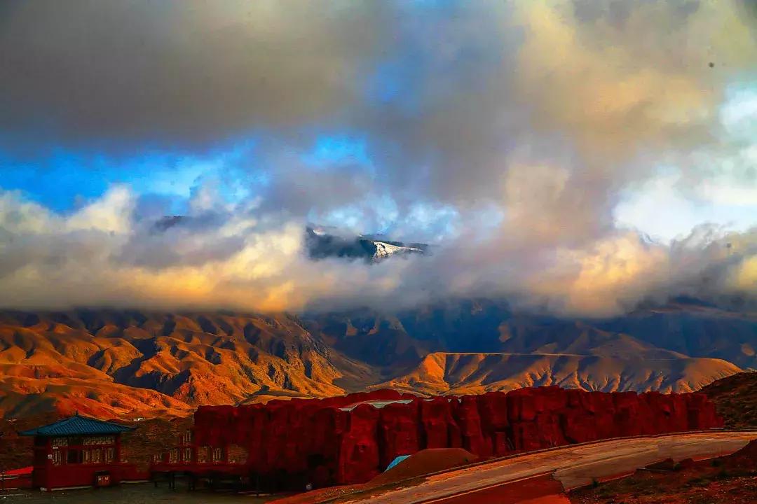 敦煌高铁风景,敦煌一路美景