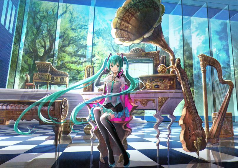 初音未来官方图原版,初音未来藤原