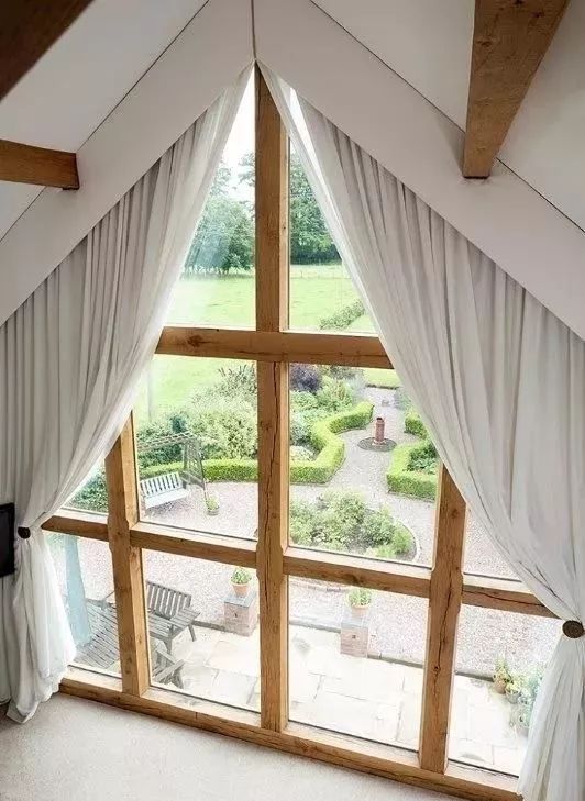 别墅客厅窗帘最新款式效果图,2020别墅窗帘