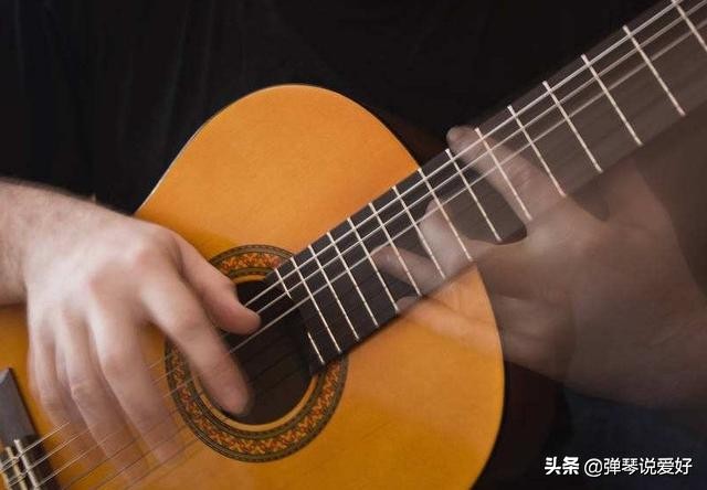 吉他指弹左手手指分配,吉他指弹怎么突飞猛进