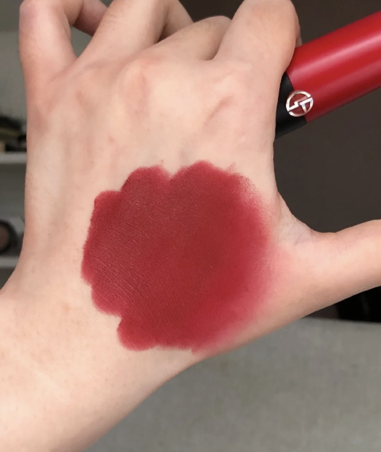 阿玛尼特色哑光唇膏207,阿玛尼206权力唇膏和唇釉