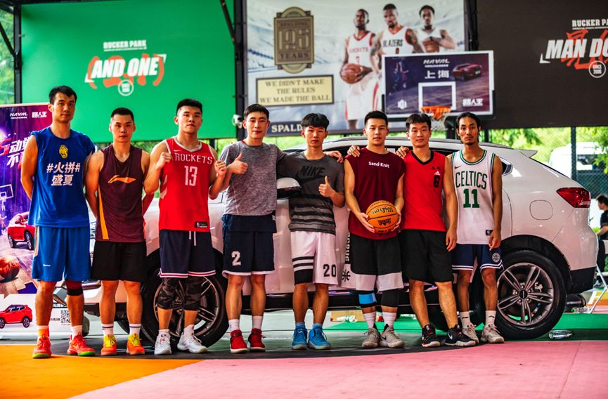 燃放激情哈弗F5虎扑路人王篮球挑战赛魔都开战