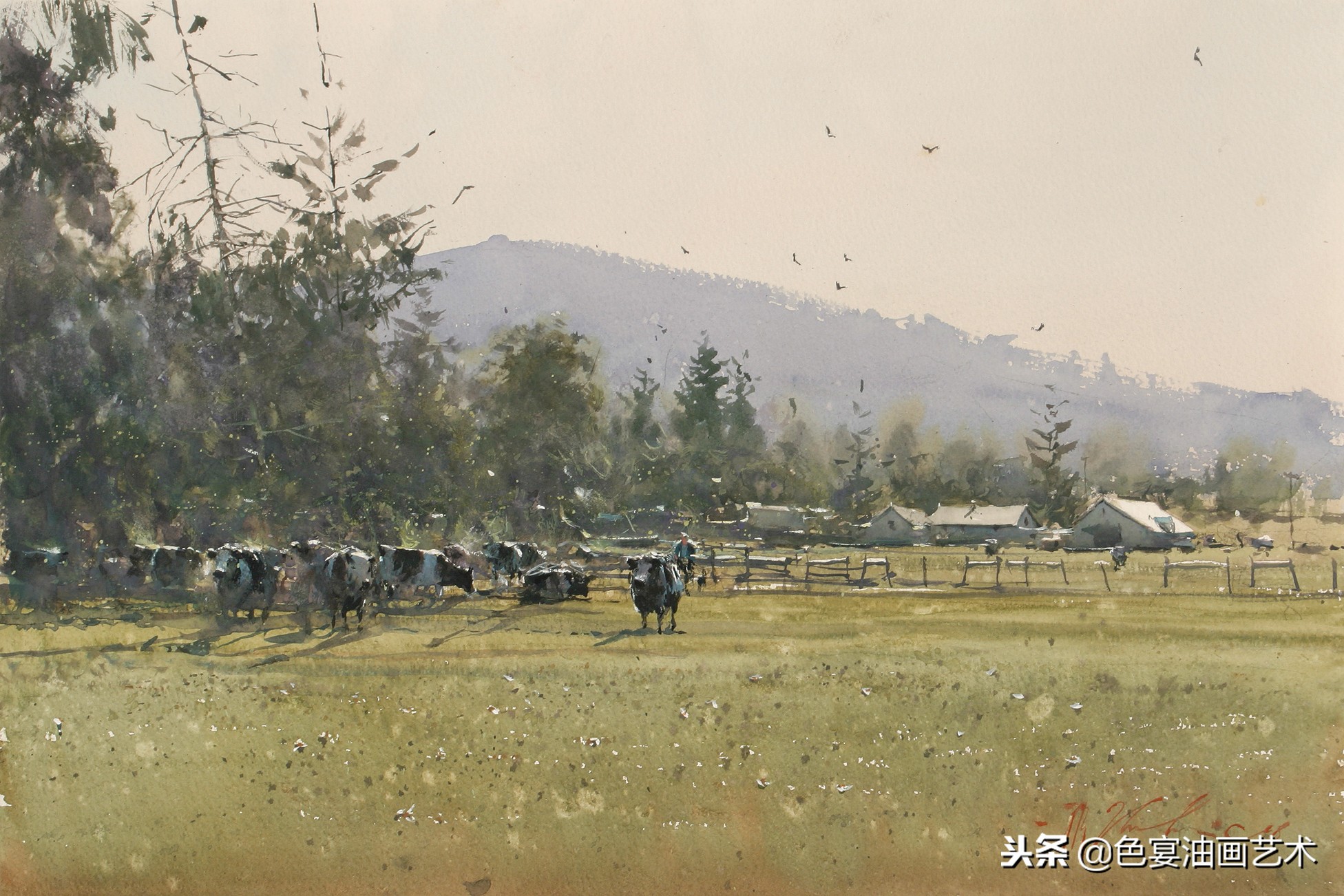俄罗斯油画大师风景油画教程视频,油画大师油画风景创作教学视频
