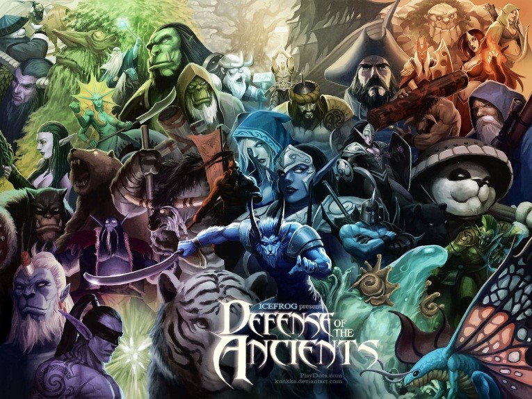 在dota里玩英雄联盟,欧美玩lol还是dota