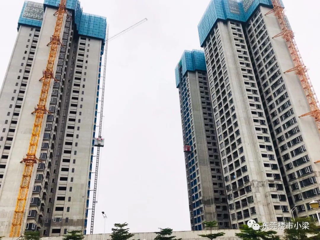 疫情后楼盘首开,东莞常平碧桂园玫瑰臻园整体外观